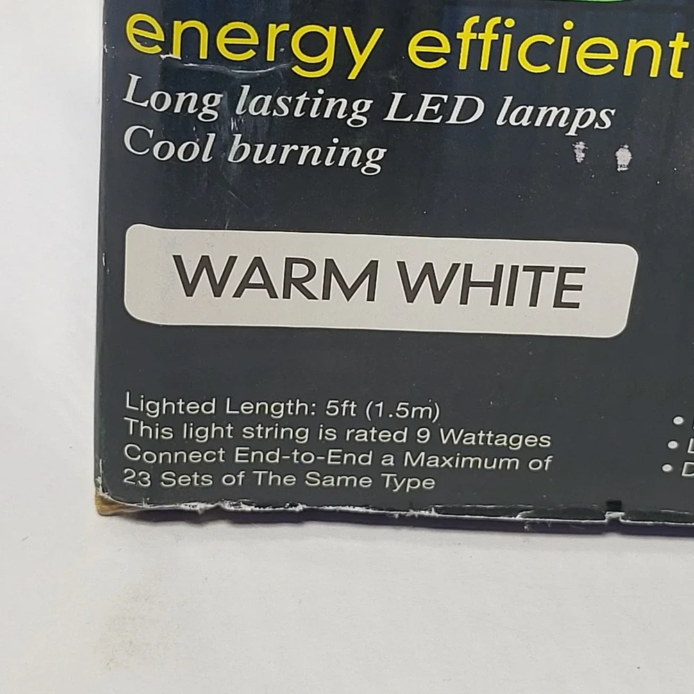 Sienna 72 Cascading Icicle Lights LED Warm White Waterfall Motion 3 Pack